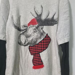 Boys carters Christmas shirt size 12 like new
